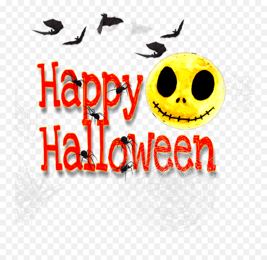Happyhalloween Sticker - Happy Emoji,Happy Halloween Text Emoticons