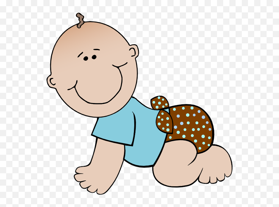 Polka Dot Baby Clip Art At Clkercom - Vector Clip Art Baby Clip Art Emoji,Emoticon Bergerak Untuk Powerpoint