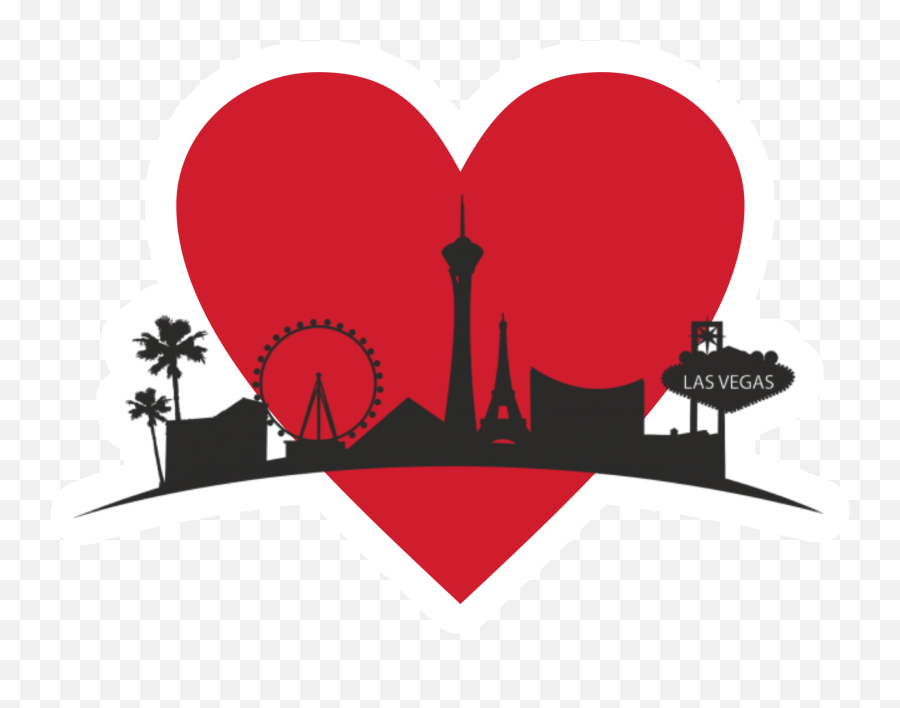 Las Vegas - Transparent Silhouette Las Vegas Skyline Emoji,Las Vegas Sign Emoji