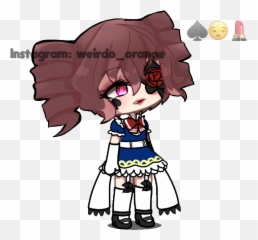 3 Emoji Oc Gacha Life Edit - Fictional Character,Weirdo Emoji