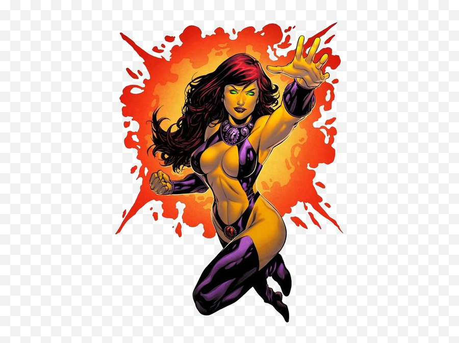 Friendly Neighborhood Imp Comic Starfire Battle Royale - Starfire Dc Comics Png Emoji,Dc Comics Character Manipulate Emotion Crisis On Infinite Earths