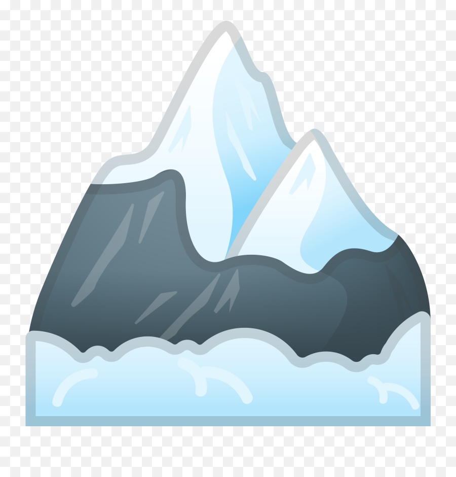 Snow - Snow Mountain Cartoon Png Emoji,Emojis That Have Snow