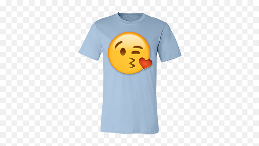 Kiss Emoji Crew Neck Sweatshirt T Shirt,Dog Emoticons