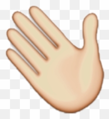 Emoji Gif Clapping Wave Clip Art - Waving Hand Gif Transparent,Boi Emoji