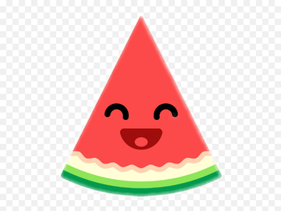 Watermelon Fruit Food Kawaii Sticker By Chloe - Girly Emoji,Anime Laugh Emotion