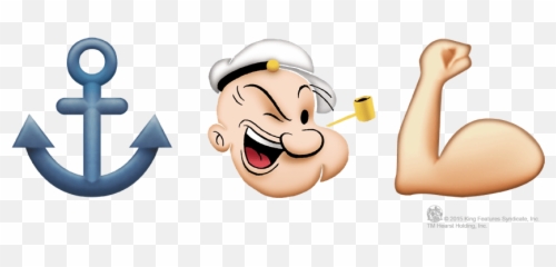 Popeye Emoji Toddler T - Happy,Popeye Emoji