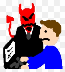 Satan Clipart Apple - Fictional Character Emoji,Adam And Eve Iphone Emojis