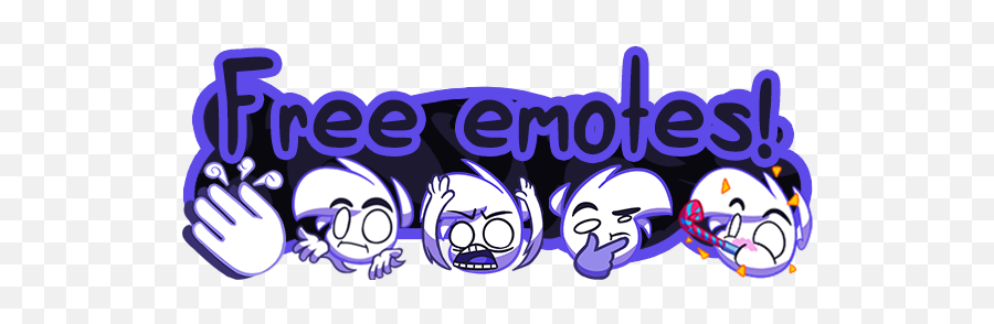 Vtuber - Invisoguy On Twitter Made A Free Emotes Panel Happy Emoji,Twith Emojis