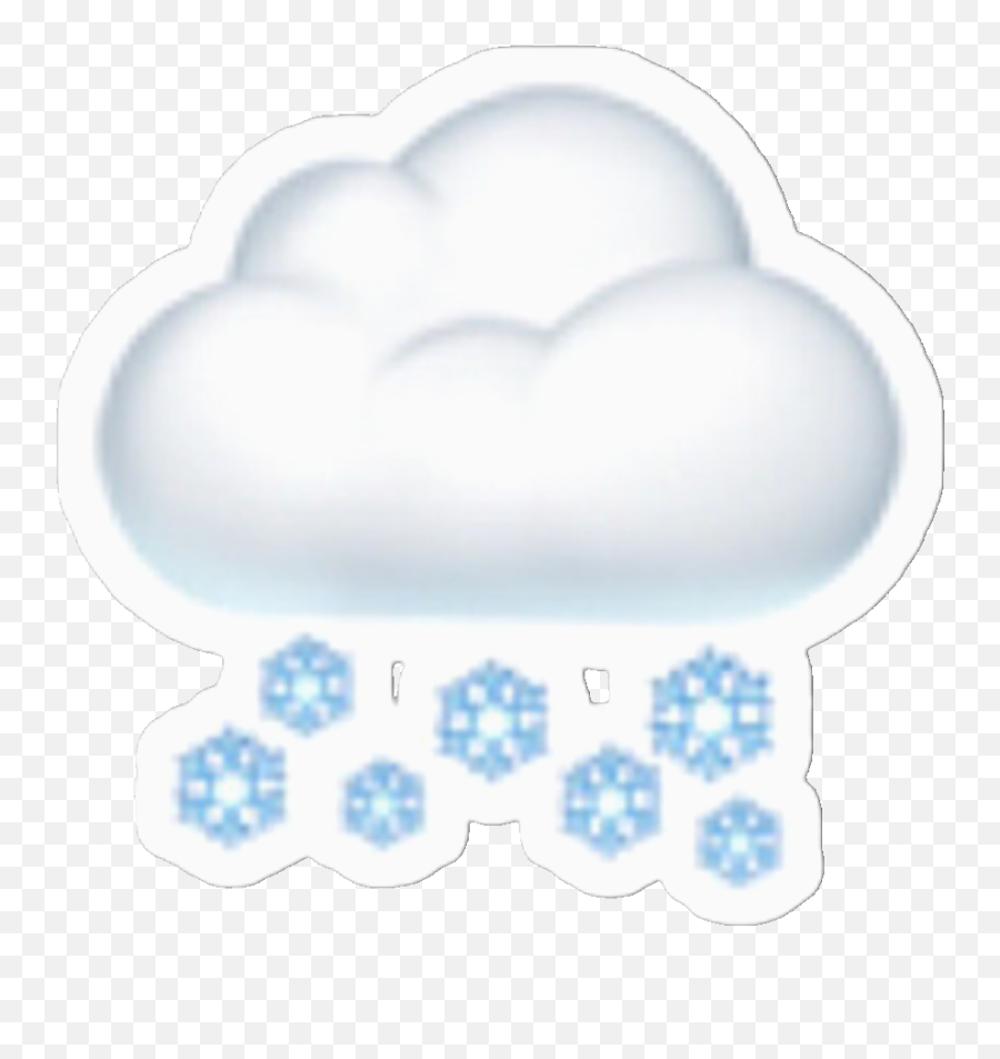 Overlay Overlays Cloud Storm Emojioverlay Emoji - Snow,Happy Its Snowing Emoticon