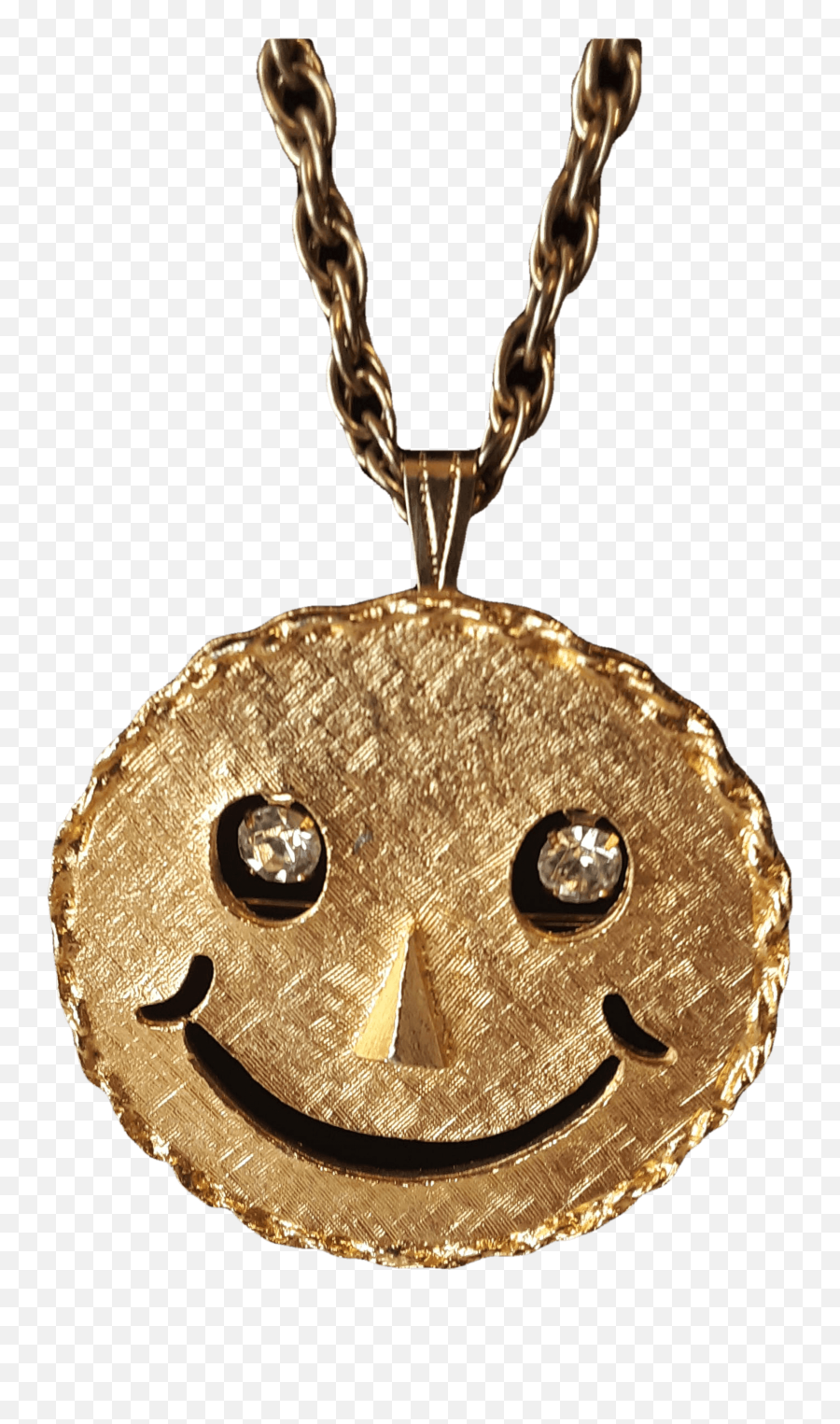 Smiley Face Pendant Necklace - Happy Emoji,Chico Malo Emoticon