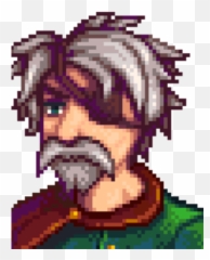 Marlon - Marlon Stardew Valley Portrait Emoji,Stardew Valley Multiplayer Showing Emotions