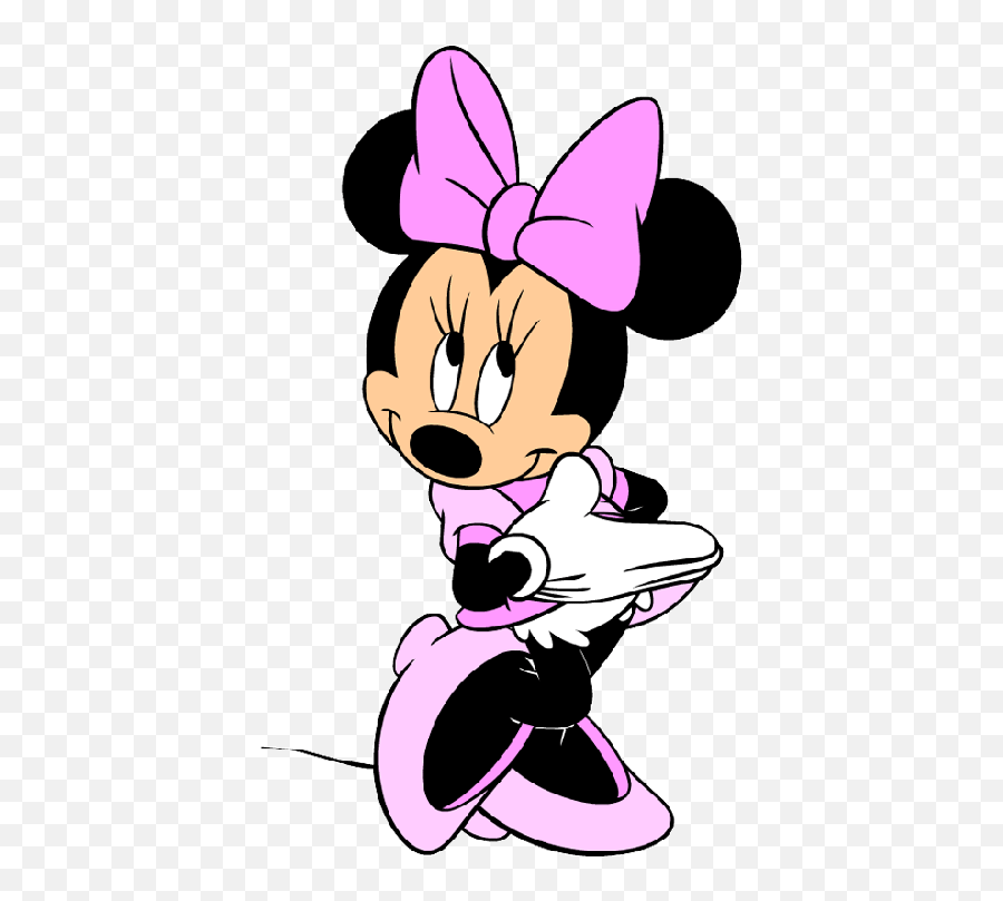 Minnie Mouse Clipart Minnie Mouse Pictures Mickey Mouse - Purple Minnie Mouse Stickers New Emoji,Emoticons Not Mause