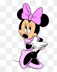 Minnie Mouse Clipart Minnie Mouse Pictures Mickey Mouse - Purple Minnie Mouse Stickers New Emoji,Emoticons Not Mause