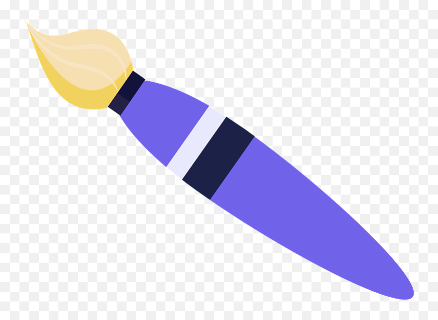 Paintbrush Clipart - Clipartworld Paintbrush Clipart Emoji,Girl With Paintbrush Emoji