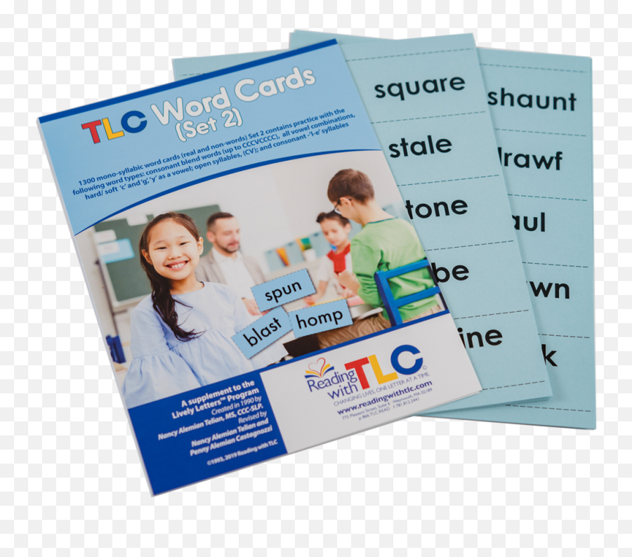 Reading With Tlc Word Cards - Set 2 Document Emoji,Emotion Cards For Children Slp