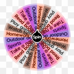 Random Things To Do When Bored Wheel - Dot Emoji,Esl Emotions Wheel