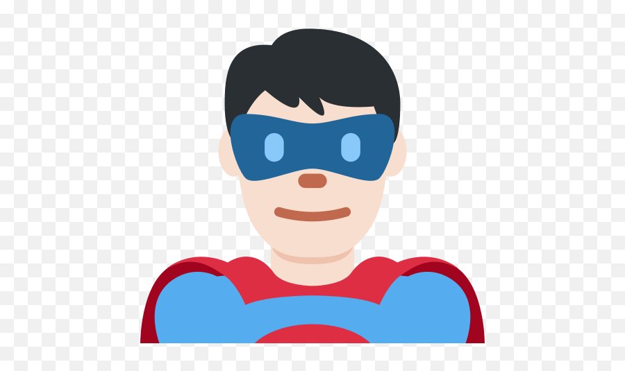 Man Superhero Emoji With Light - Male Superhero Emoji,Superman Emoji Copy And Paste