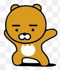 Kakoa Kakoafriends Ryan Korean Cute Emoji,Korean Emoticons