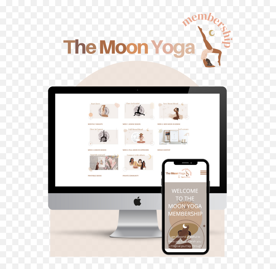 The Moon Yoga Membership U2014 Yogaillustrators Emoji,Wishes To The Moon, Emotions Of Yggdrasil