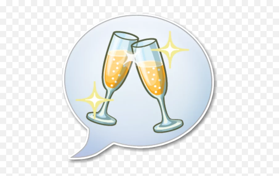 Telegram Sticker From Collection Long Live The Sims Emoji,Champagne Emoji