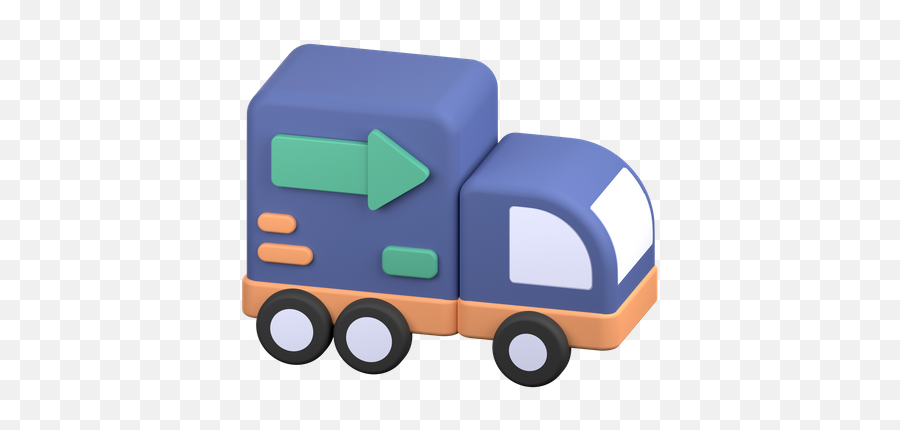 Delivery Truck 3d Illustrations Designs Images Vectors Hd Emoji,Car Going Fast Emoji