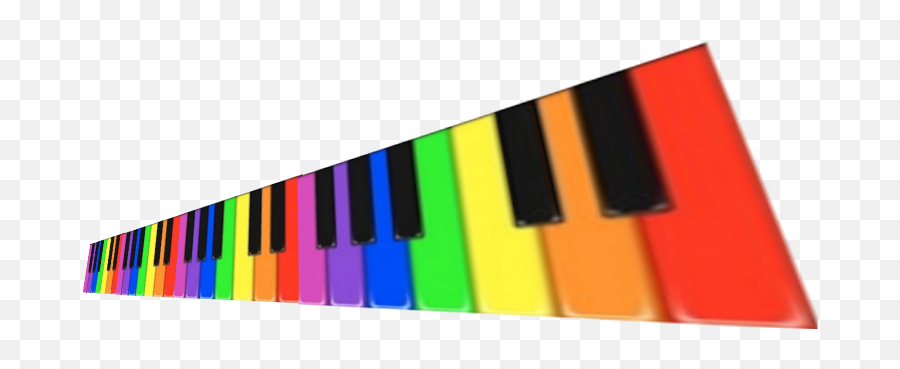 Colorful Piano Keys Psd Official Psds - Piano Teclas Colorida Png Emoji,Piano Emoji Png