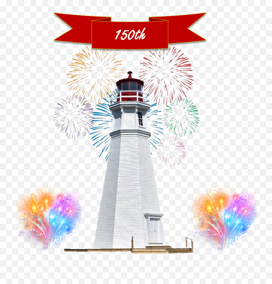 White Background - Fireworks On White Background Emoji,Lighthouse Emoji