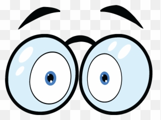 Big Cartoon Eyes Eye Cartoon Images - Eyes With Glasses Clipart Emoji,Big Eyes Emoji
