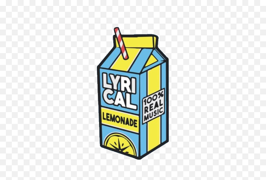 Lemonade Drink Juicebox Sticker - Juice Wrld Tell Me U Luv Me Emoji,Juice Box Emoji