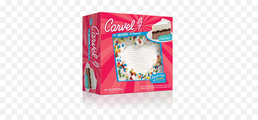 Carvel Lilu0027 Love Ice Cream Cake Heart I Love Ice Cream Cakes - Carvel Heart Ice Cream Cake Emoji,Chocolate Ice Cream Emoji