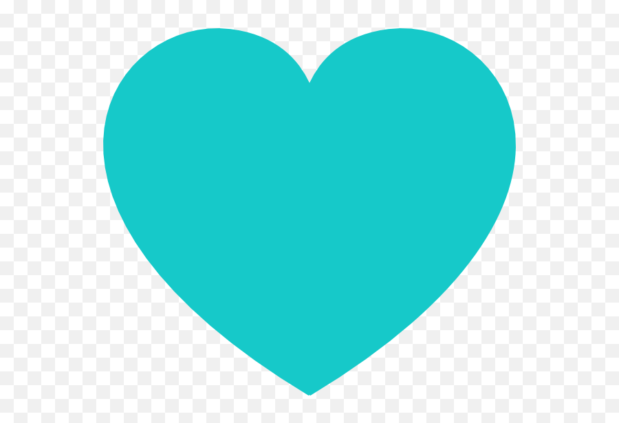 Free Blue Heart Transparent Background - Teal Heart Emoji,Colored Heart Emoji