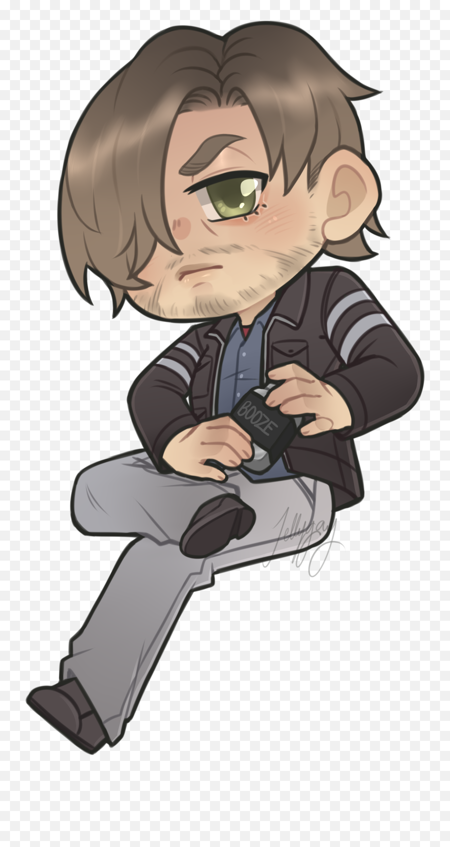 Jellygay - Anime Leon Resident Evil 2 Emoji,Hobo Emoji Jellygay - Anime Leon Resident Evil 2 Emoji,Hobo Emoji