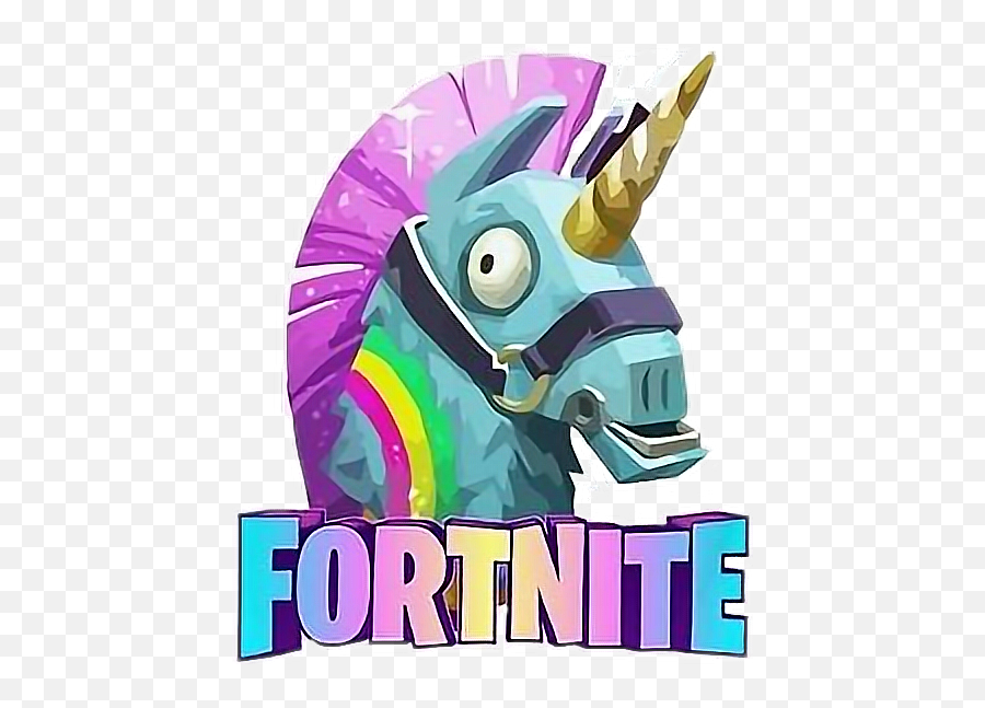 Llama Fortnite Sticker By Lorrainetoland - Fortnite Unicorn Logo Emoji,Fortnite Llama Emoji