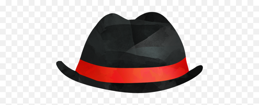 Black Fedora - Costume Hat Emoji,Dunce Emoji