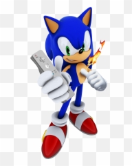 Sonic And The Secret Rings - Sonic With Wii Remote Emoji,Sonic X Emotions