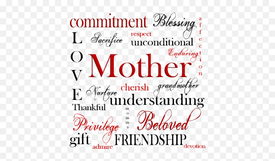 Happy Mothers Day To My Mother - Describe A Love Emoji,Colour Symbolising A Mothers Emotion Mother
