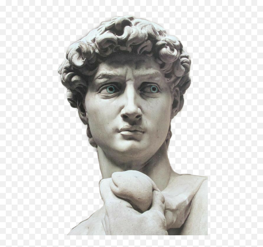 Estatua Estate Grego Estatuagrega Sticker By Hscarelly - Michelangelo David Face Png Emoji,Emoticon Estatua Belalcazar
