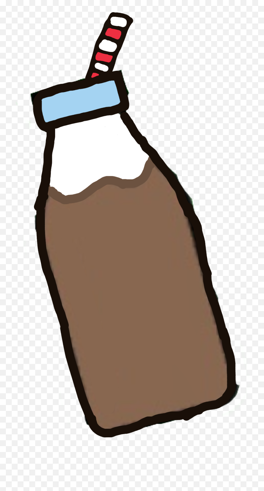 Milkchoco Gachalifeprop Gacha Sticker - Milk Gacha Emoji,Chocolate And Milk Bottle Emoji