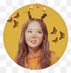 Yujin Clc Circle Saveclc Sticker By - U2071 Emoji,Brown Hair Emojis