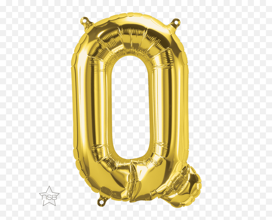 16 Letter - Q Gold Shape Qualatex Foil Balloon North Foil Balloon Letter Q Emoji,Emoji Movie Pen Pineapple