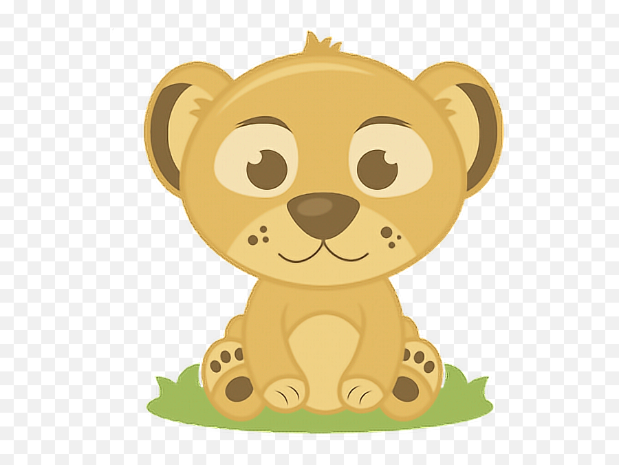 Lion Cub Png - Zoo Lion Cub Cute Baby Fox Clipart Miss Kate Cuttables Animals Emoji,Sitting Monkey Emoji Png