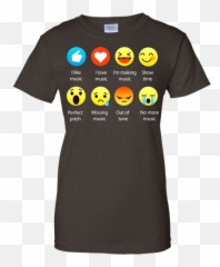 I Love Music Emoji Emoticon T,Pi Day Emoticon