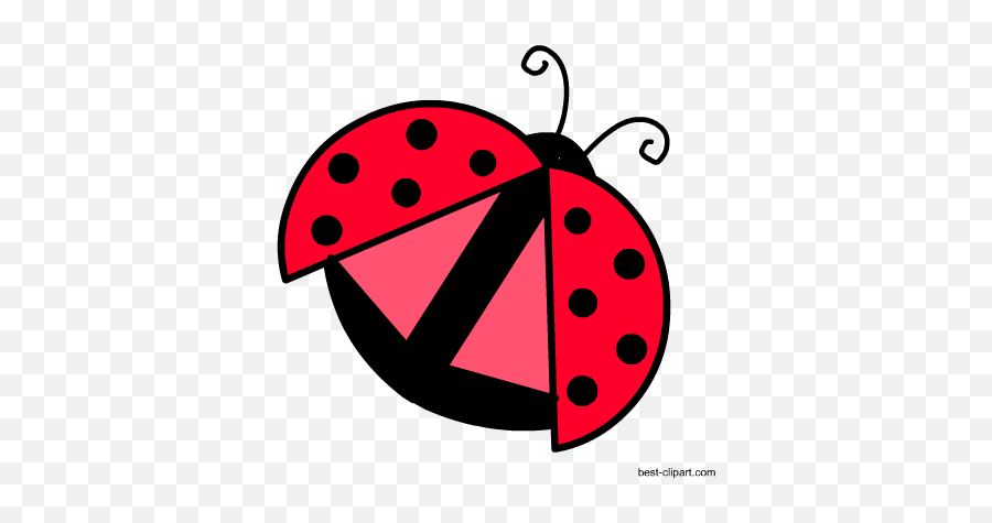 Free Ladybug Or Ladybird Clip Ar - Dot Emoji,Ready Emoji Clipart Black And White