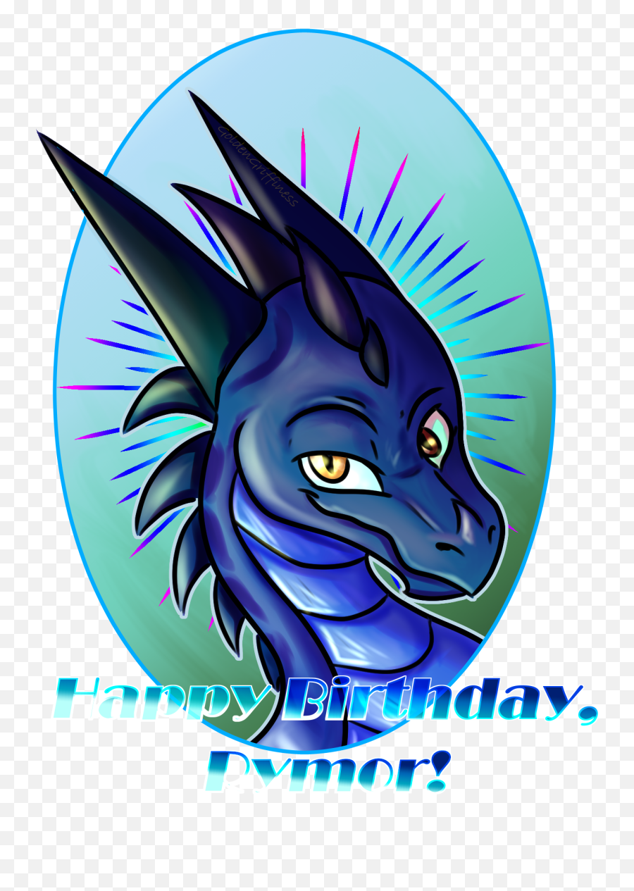 Happy Birthday Rymor U2014 Weasyl - Mythical Creature Emoji,How To Give The Happy Birthday Emoticon On Fb