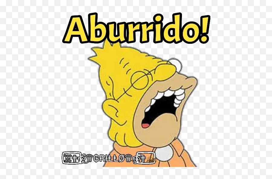 Nickelodeon Whatsapp Stickers - Stickers Cloud Abuelo Simpson Stickers Emoji,Homero Simpson Como Hacer Emoticon