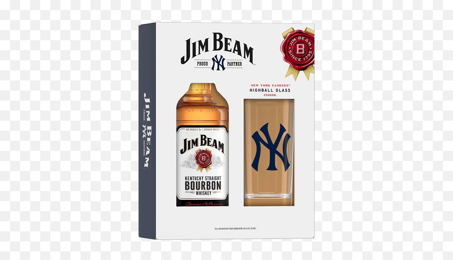 Jim Beam Bourbon With New York Yankees - Jim Beam New Logo Emoji,Yankees Show Of Emotion