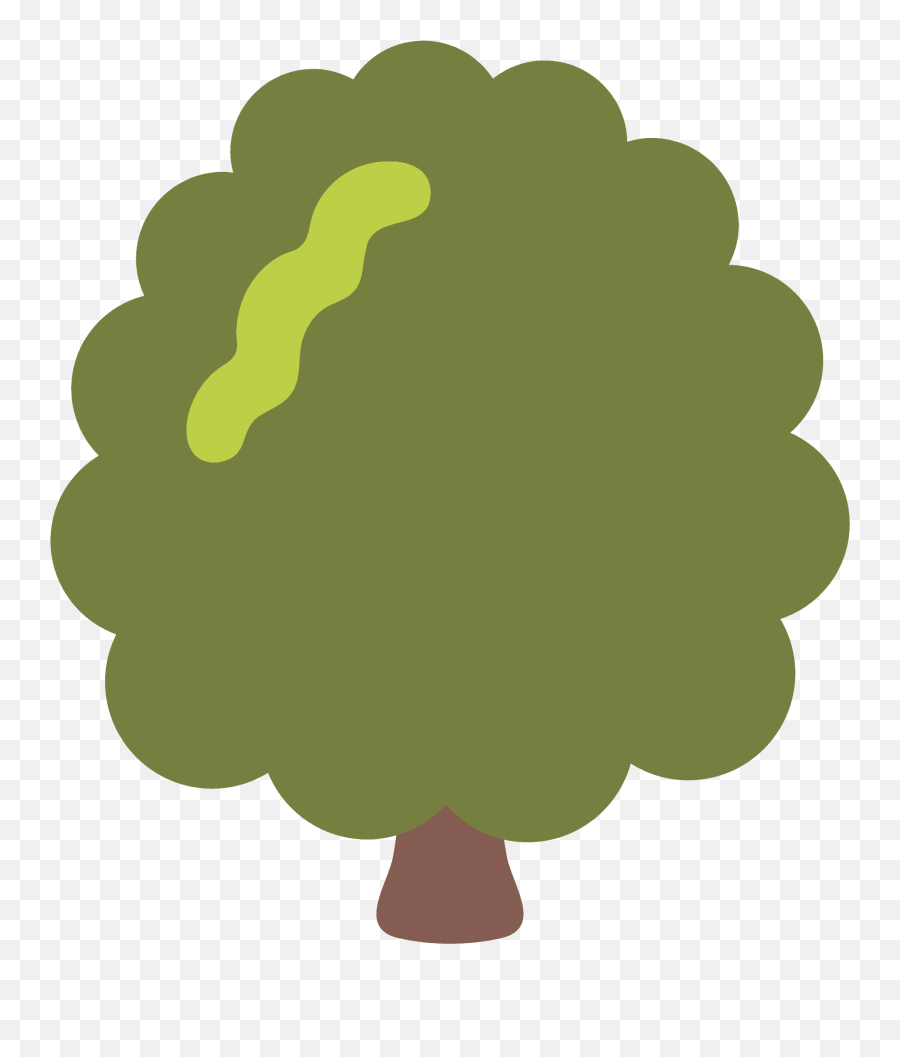 Árbol De Hoja Caduca Clipart Dibujos Animados Descargar - Illustration Emoji,Google Emojis Trebol