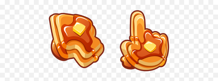 Materials Pancake Cursor U2013 Custom Cursor - Language Emoji,Breakfast Waffle Emojis