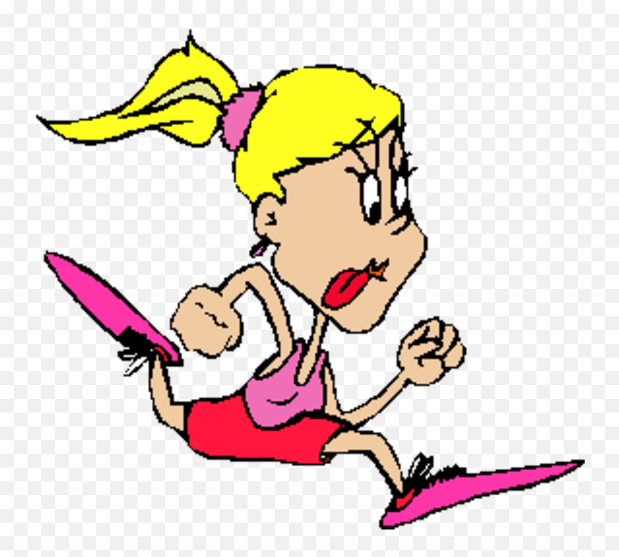 Correcting Run - Cartoon Clipart Runner Emoji,Ela Emoticon Lesson
