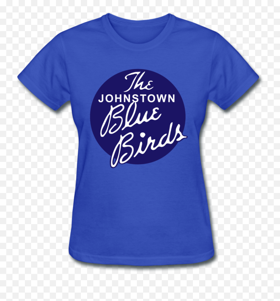 Johnstown Blue Birds Logo Womenu0027s T - Shirt Ehl U2013 Vintage Emoji,Parrots Chart Of Emotions Black White